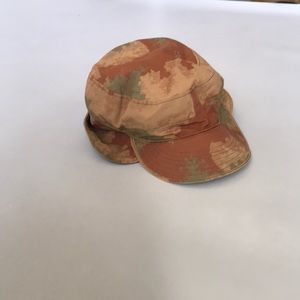 Vintage Swiss military desert camo cap